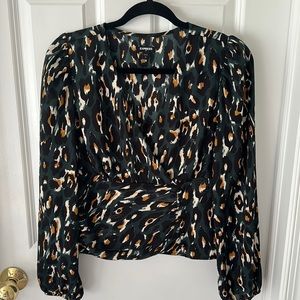 Express Leopard Print blouse
